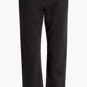 Madewell Women’s Black Jeans, curvy 90s straight leg